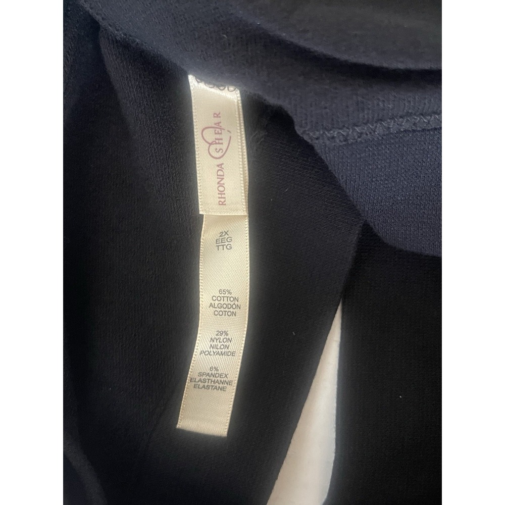 NEW Rhonda Shear Ahh Seamless Leisure Bra In Black Wireless Comfort Bra 2X - Picture 4 of 7